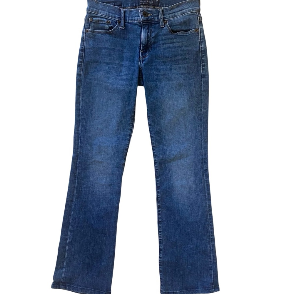 Vintage LUCKY BRAND Ladies Straight Leg Jeans Size 2 Waist 26.5 - Picture 2 of 6
